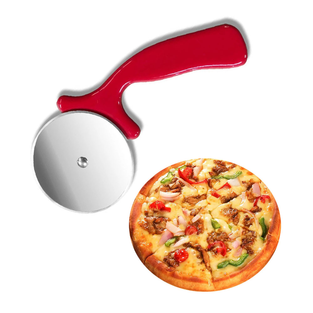 Stainless Steel Pizza Cutter and Pastry Roller
