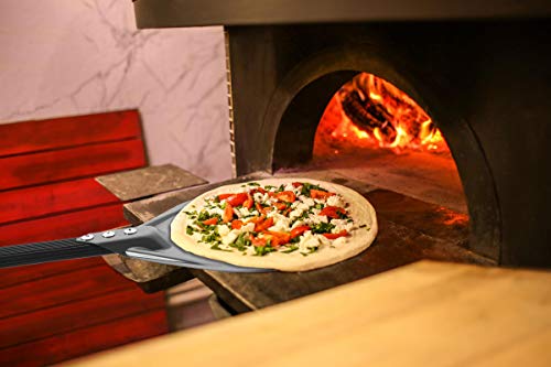 RTT 8" Aluminum Round Pizza Peel - Outdoor Use