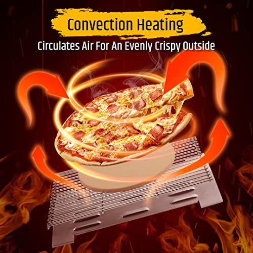 Portable Outdoor Gas Pizza Oven with Griller