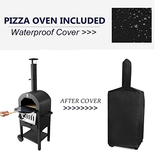 U-MAX Freestanding Outdoor Wood Fire Pizza Oven