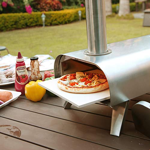 Portable Wood-Fired Pizza Oven for Outdoors