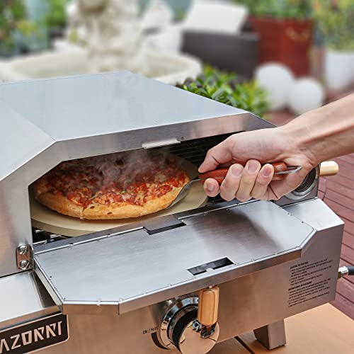 Portable Outdoor Gas Pizza Oven with Griller