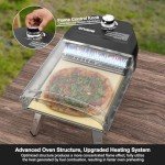 Mimiuo Gas Pizza Oven with 33 cm Stone