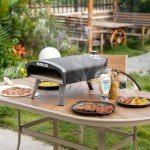 Mimiuo Gas Pizza Oven with 33 cm Stone