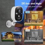 GMK 1080P Wireless Outdoor Security Camera 2-Pack