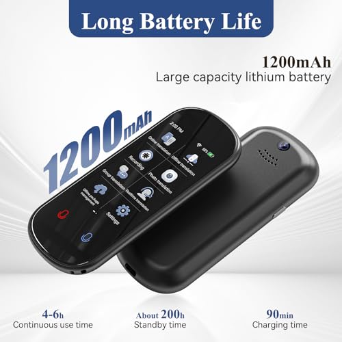 2024 Two-Way AI Language Translator Device