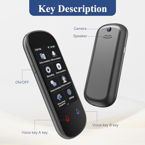2024 Two-Way AI Language Translator Device
