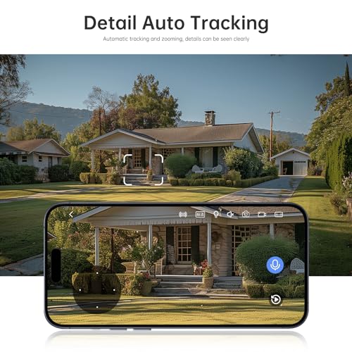 HEDNIC 2K Wireless Outdoor Security Camera with AI