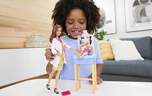 Barbie Pediatrician Playset - Brunette Doll