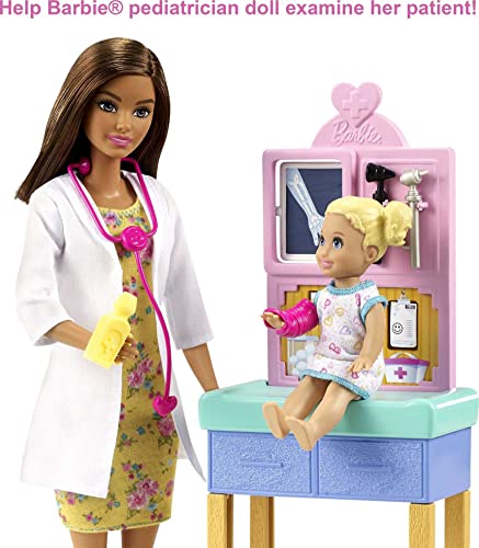 Barbie Pediatrician Playset - Brunette Doll