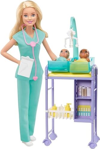 Blonde Doctor Barbie Doll for Kids