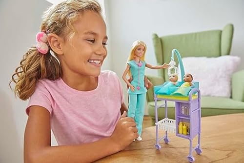 Blonde Doctor Barbie Doll for Kids