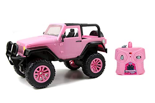 Jada Toys GIRLMAZING Pink Big Foot Jeep R/C