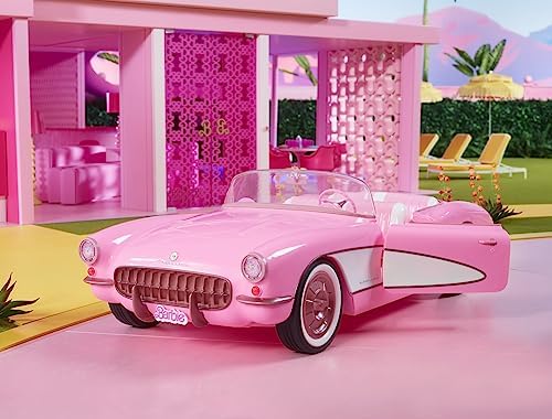 Barbie Movie Pink Corvette Convertible RC Car