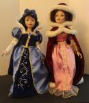 Disney Princess Porcelain Keepsake Dolls - Snow White & Belle