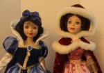 Disney Princess Porcelain Keepsake Dolls - Snow White & Belle