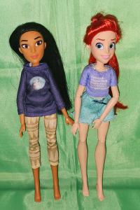 Disney Comfy Princess Dolls Pocahontas and Ariel