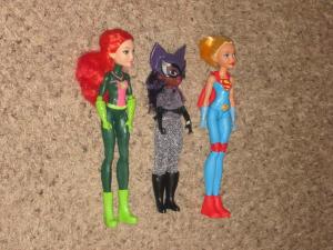 DC Super Hero Girls 12" Dolls: Poison Ivy, Batgirl, Supergirl
