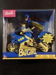 Vintage Batgirl Doll with Motorcycle by Mattel