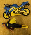 Vintage Batgirl Barbie Doll with Motorcycle