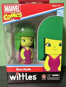 She-Hulk 4" Wooden Doll - Marvel Comics Decor