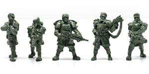 Polar Guardsmen Mini Action Figures Playset - 5 pcs