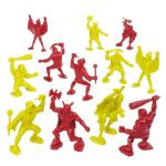 TimMee 24pc Red vs Yellow Battle Figures Set