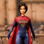 Barbie Supergirl Collectible Doll in Red & Blue