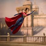 Barbie Supergirl Collectible Doll in Red & Blue