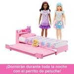 Barbie Dollhouse Furniture Set with Bed and Puppy