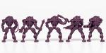 Fantasy Battles Alien Action Figure Playset - 5 pcs