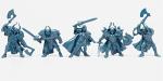 Fantasy Battles Mini Action Figure Playset – 5 Pcs