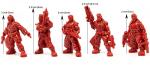 Fantasy Battles Space Rebels Mini Action Figures Set