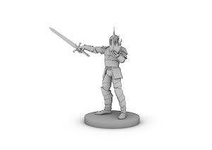 Eldritch Knight Replica Miniature for DND