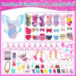 57-Piece Barbie Doll Clothes and Accessories Bundle