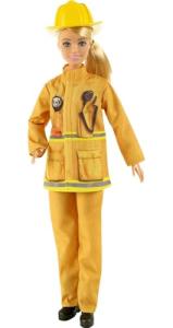 Firefighter Barbie Doll & Playset for Kids