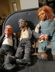 3 Horror Sci-Fi Collectible Dolls with Accessories