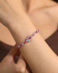 October Birthstone Tourmaline Tennis Bracelet for Women
