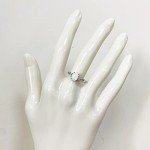 Stunning Opal Halo Ring in Sterling Silver