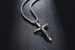 Sterling Silver Crucifix Cross Necklace