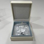 Moissanite Halo 14K White Gold Stud Earrings