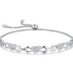 FANCIME Adjustable Sterling Silver Infinity Bracelet