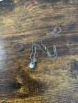 Ethereal Opal Infinity Necklace in Sterling Silver