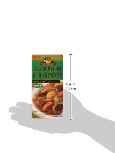 S&B Golden Medium Hot Curry Sauce Mix 92g