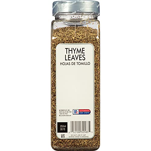 Gourmet Dried Thyme Leaves, 6 oz Container