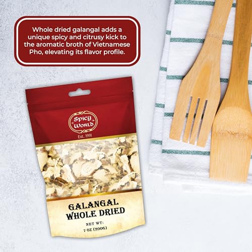 Sliced Dried Galangal - Ideal for Soups 7oz