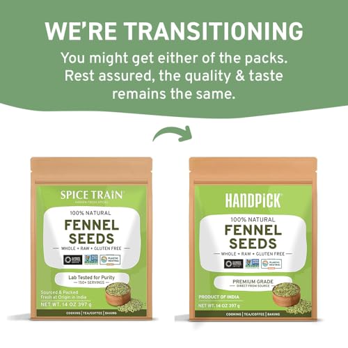 Fennel Seeds for Cooking & Smoothies - 14oz
