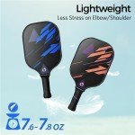 NIUPIPO-MX19 Lightweight Fiberglass Pickleball Racket Set