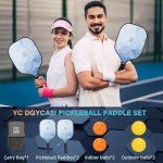 USAPA Approved Pickleball Paddles Set with Bag