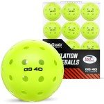 GoSports GS 40 USAPA Regulation Pickleballs - 12 Pack